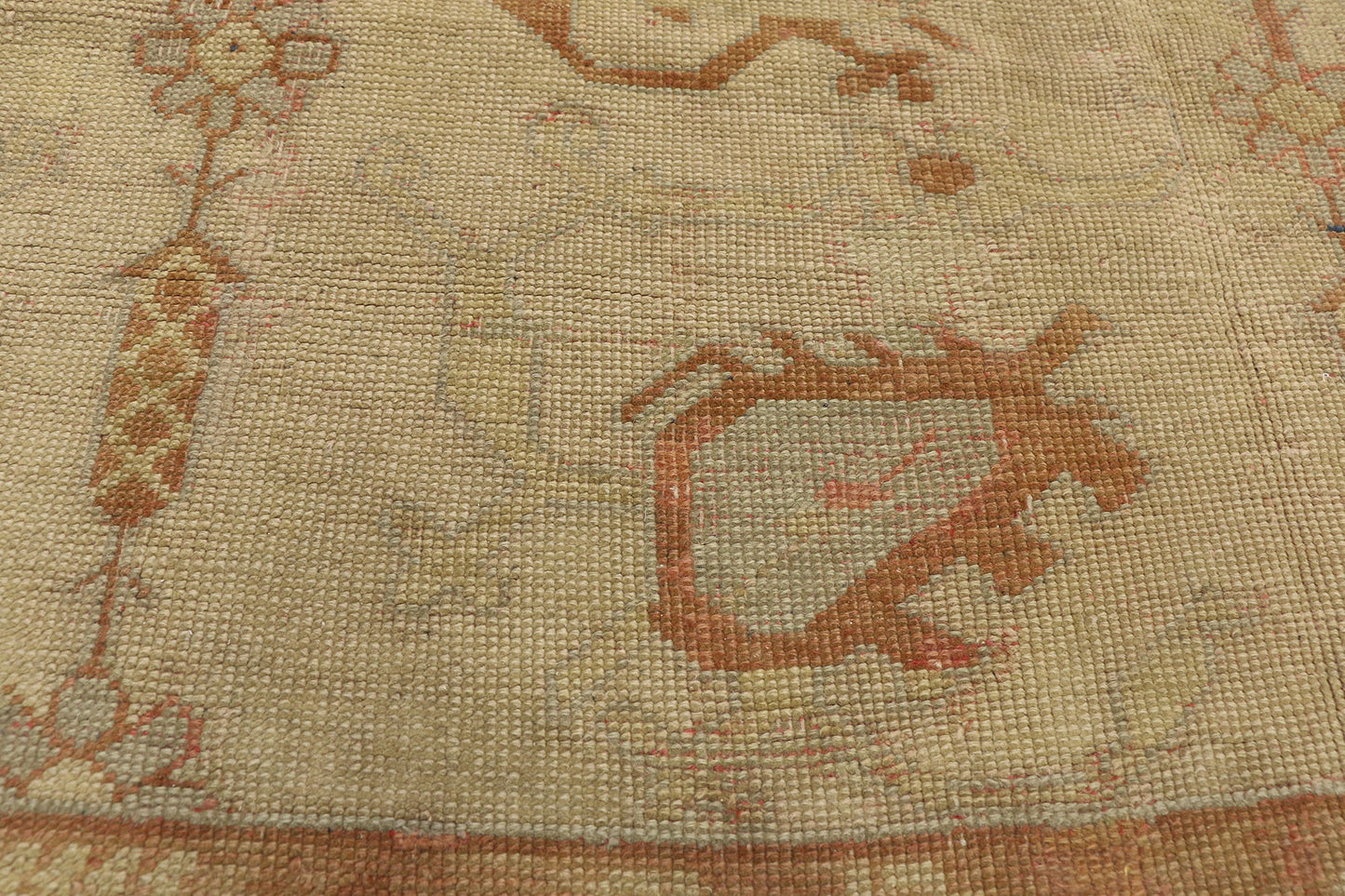 10 x 12 Antique Turkish Oushak Rug 73736