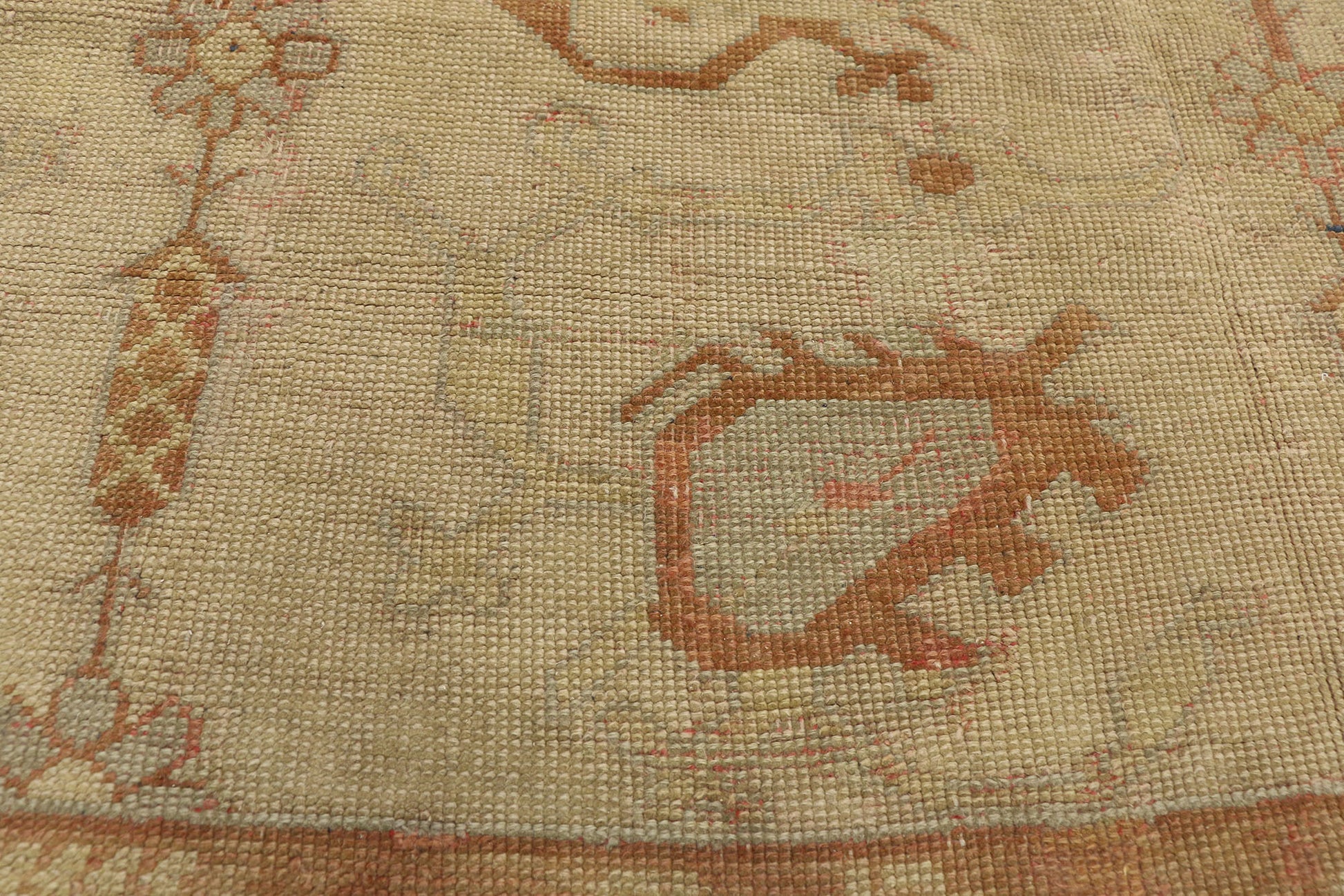 10 x 12 Antique Turkish Oushak Rug 73736