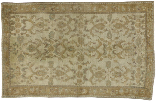 5 x 9 Vintage Turkish Oushak Rug 73744