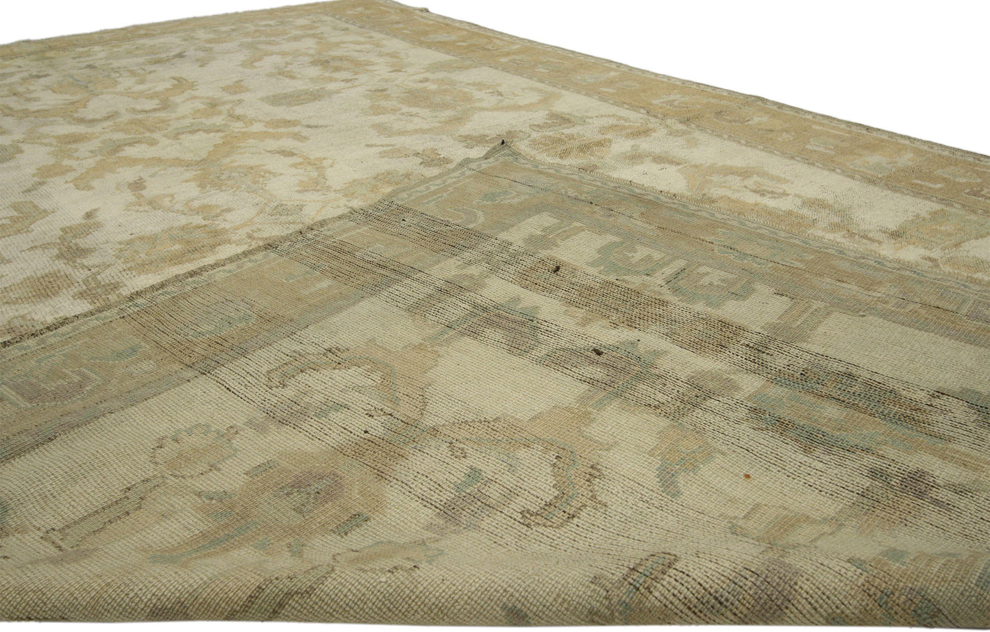 5 x 9 Vintage Turkish Oushak Rug 73744