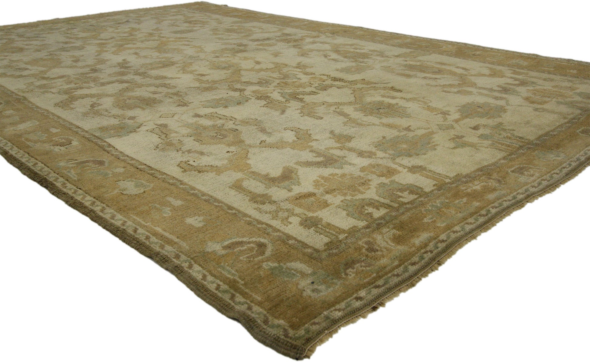 5 x 9 Vintage Turkish Oushak Rug 73744