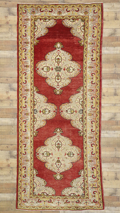 5 x 11 Vintage Turkish Oushak Rug 73752