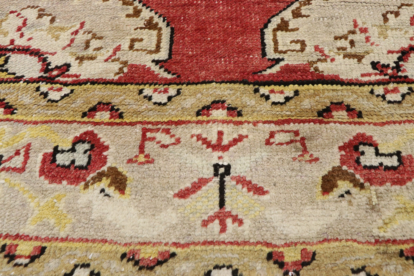 5 x 11 Vintage Turkish Oushak Rug 73752