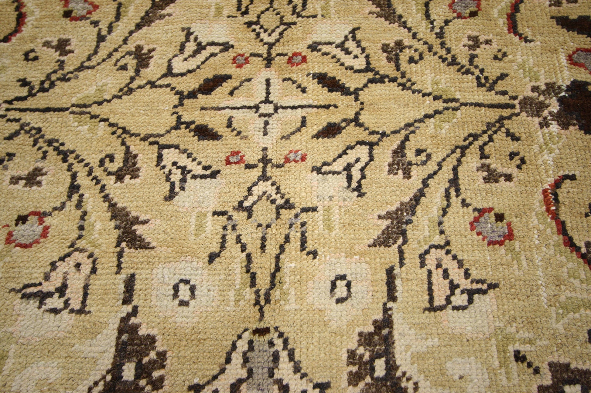 5 x 10 Vintage Turkish Oushak Rug 73754
