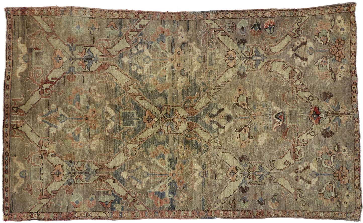 5 x 8 Vintage Oushak Rug 73770