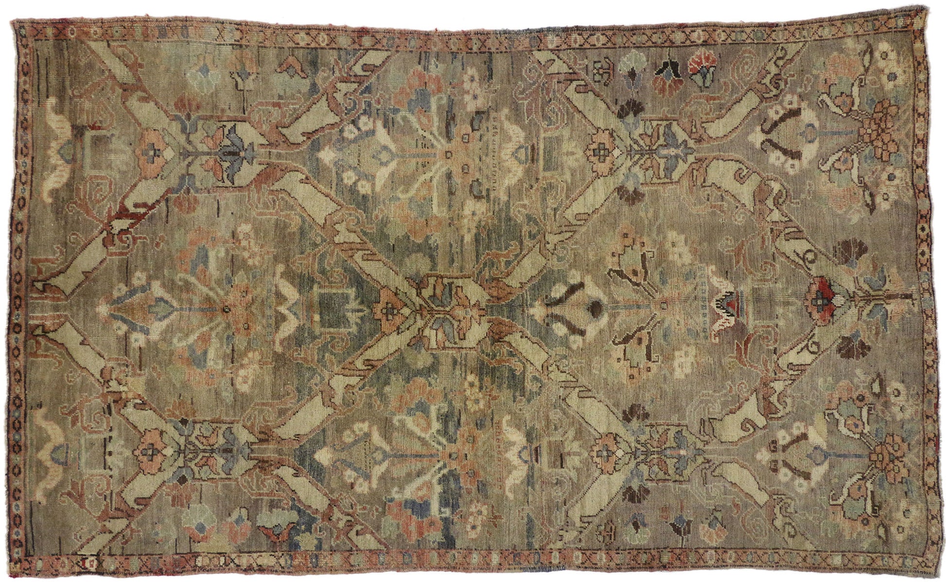 5 x 8 Vintage Oushak Rug 73770