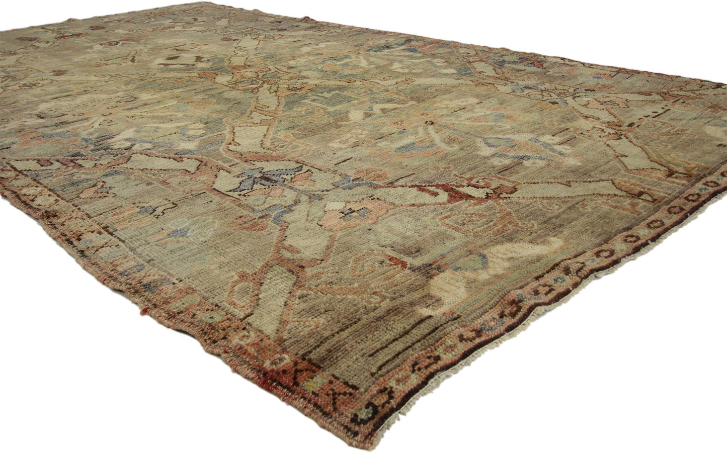 5 x 8 Vintage Oushak Rug 73770