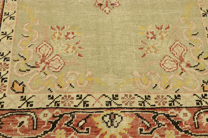 3 x 6 Antique Turkish Oushak Rug 73785