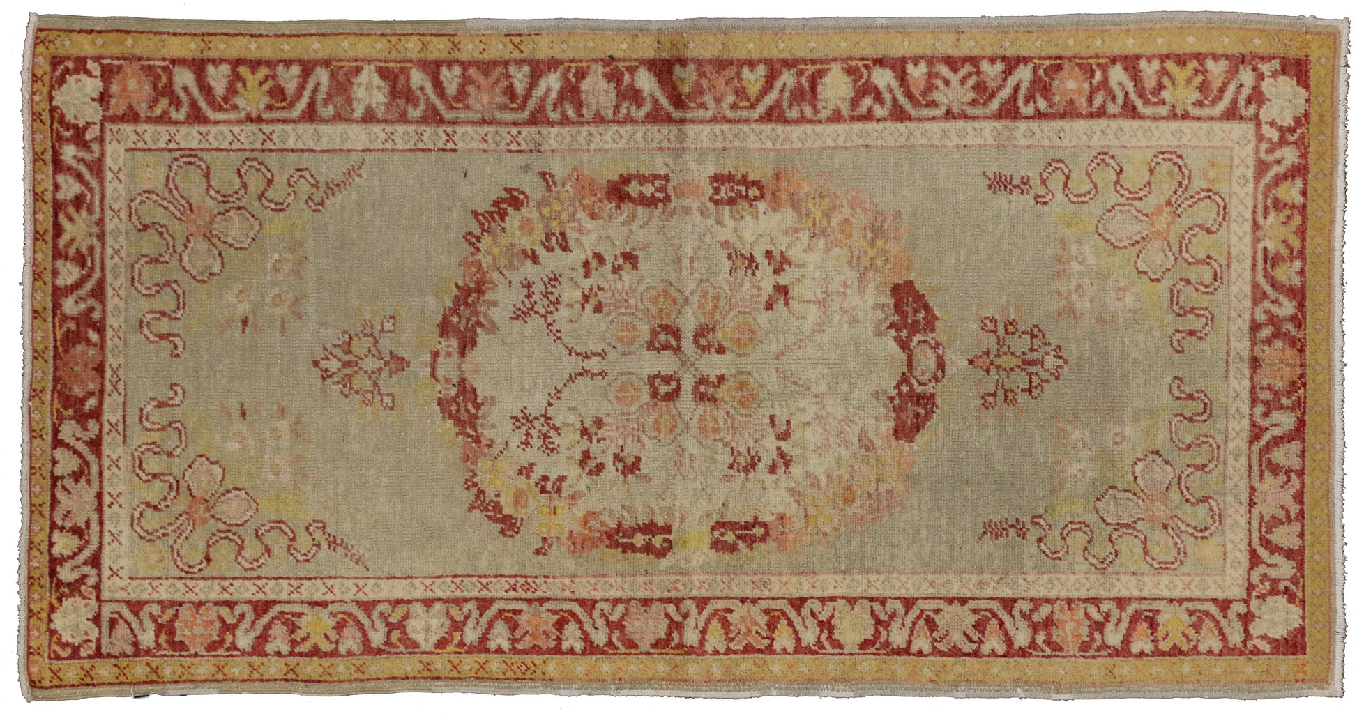 3 x 6 Vintage Oushak Rug 73787