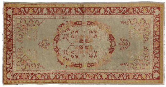 3 x 6 Vintage Oushak Rug 73787