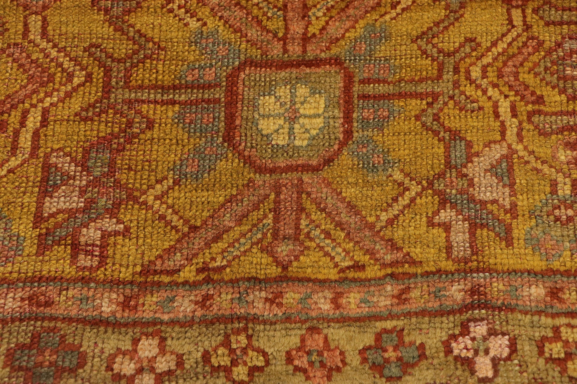 9 x 15 Antique Turkish Oushak Rug 73790