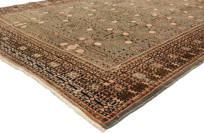 7 x 13 Antique Khotan Pomegranate Rug 73805