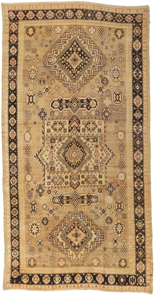 7 x 13 Antique Turkestan Khotan Rug 73806