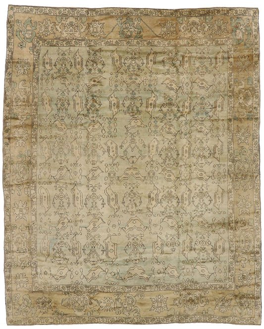 10 x 12 Vintage Oushak Rug 73823