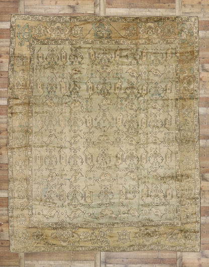 10 x 12 Vintage Oushak Rug 73823