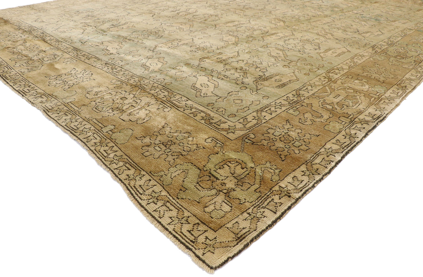 10 x 12 Vintage Oushak Rug 73823