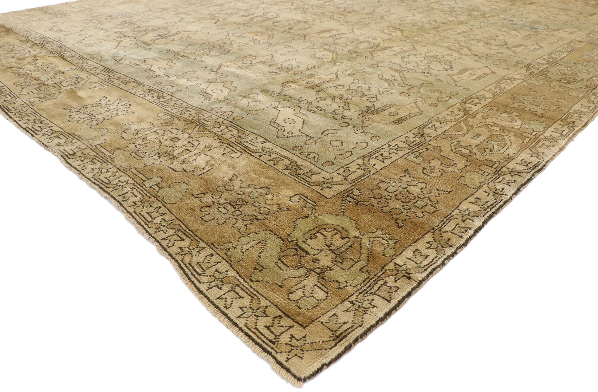 10 x 12 Vintage Oushak Rug 73823