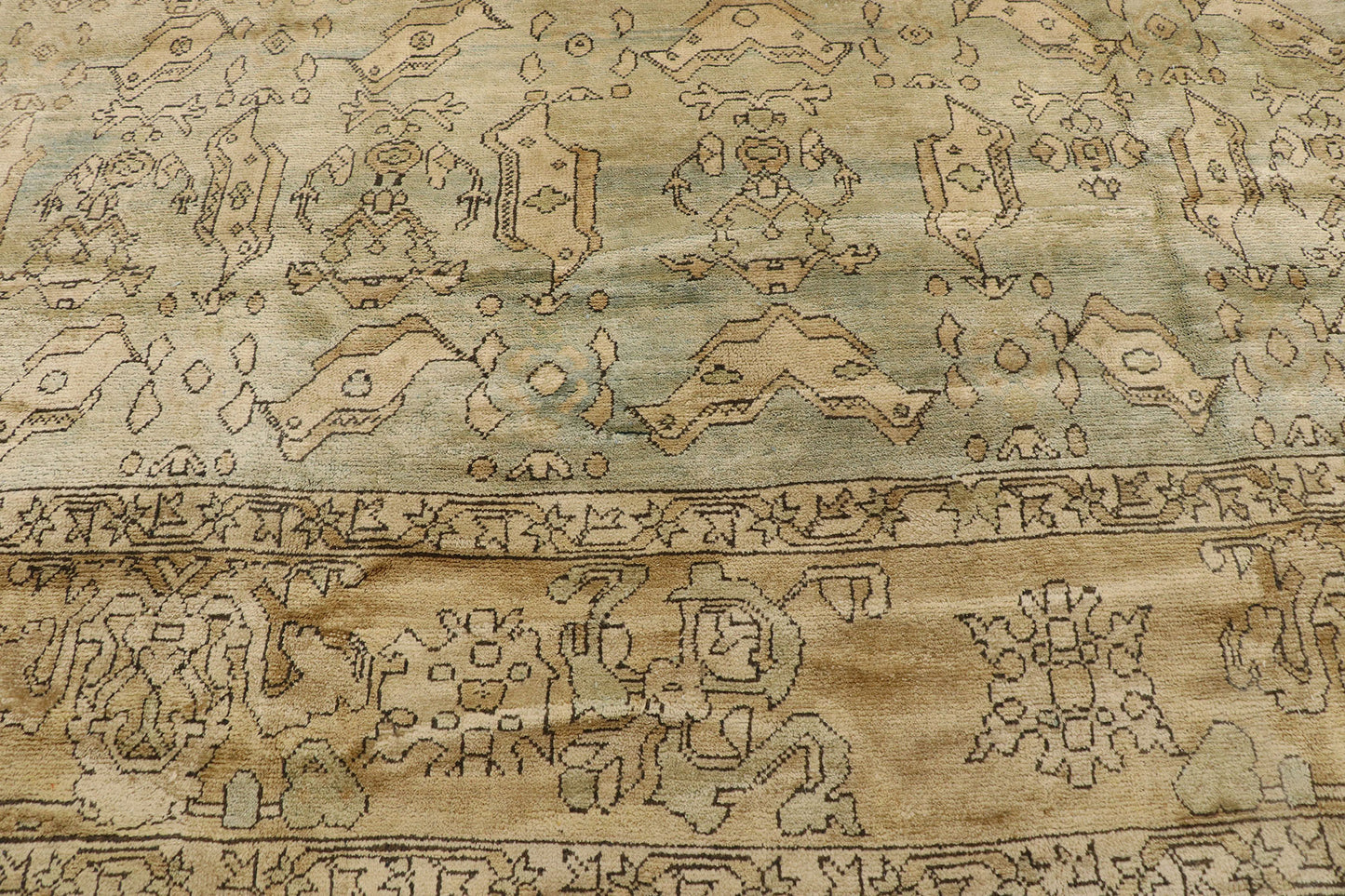 10 x 12 Vintage Oushak Rug 73823