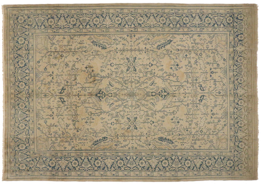 10 x 14 Vintage Indian Rug 73824