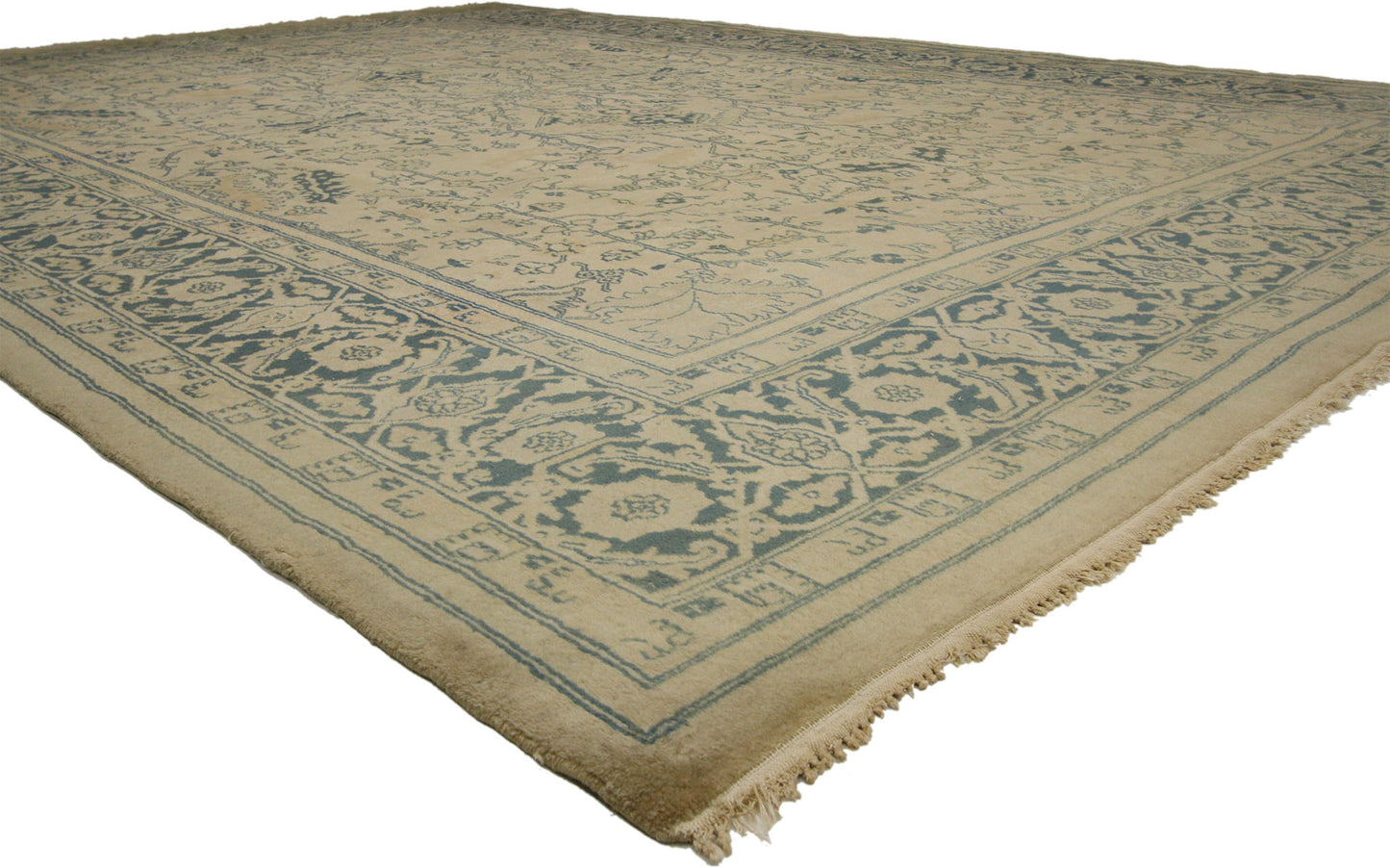 10 x 14 Vintage Indian Rug 73824