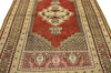 4 x 6 Vintage Turkish Oushak Rug 73845