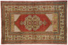 4 x 5 Vintage Turkish Oushak Rug 73855