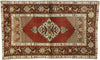 3 x 6 Vintage Turkish Oushak Rug 73862