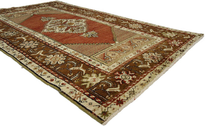 3 x 6 Vintage Turkish Oushak Rug 73862