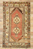 4 x 7 Vintage Turkish Oushak Rug 73864