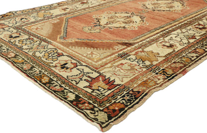 4 x 7 Vintage Turkish Oushak Rug 73864