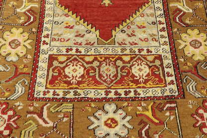 3 x 5 Vintage Turkish Oushak Rug 73868