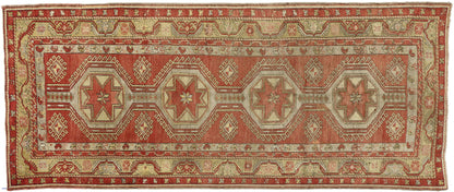 5 x 13 Vintage Turkish Oushak Rug 73879