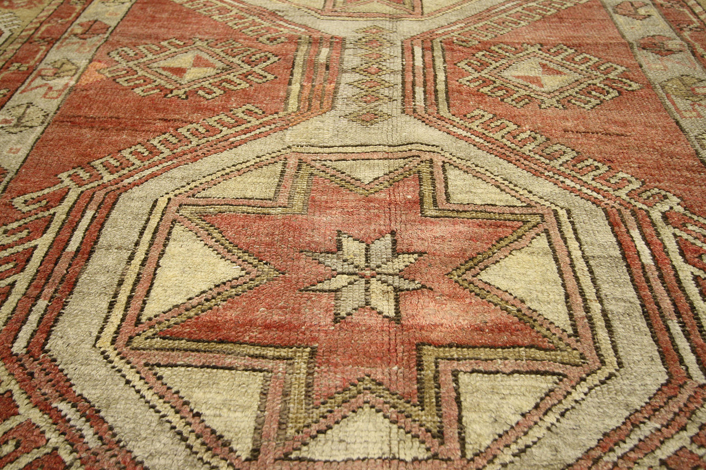 5 x 13 Vintage Turkish Oushak Rug 73879
