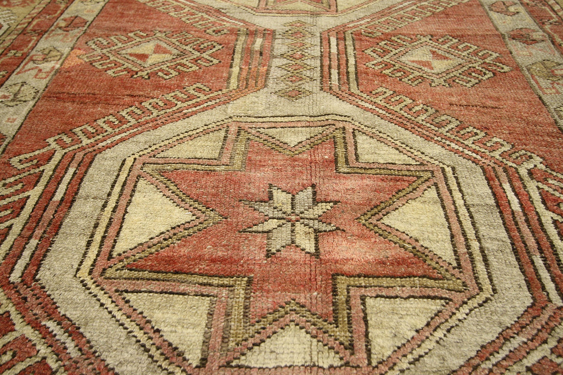 5 x 13 Vintage Turkish Oushak Rug 73879