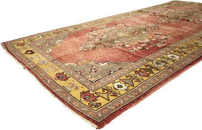 5 x 11 Vintage Turkish Oushak Rug 73888