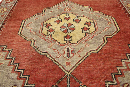 4 x 10 Vintage Turkish Oushak Rug 73891