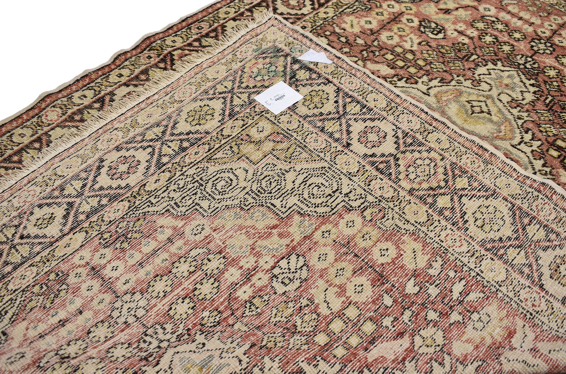 4 x 6 Vintage Turkish Oushak Rug 73922