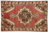 5 x 6 Vintage Turkish Oushak Rug 73916