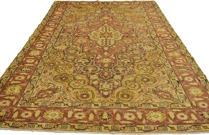 4 x 7 Vintage Turkish Sivas Rug 73927