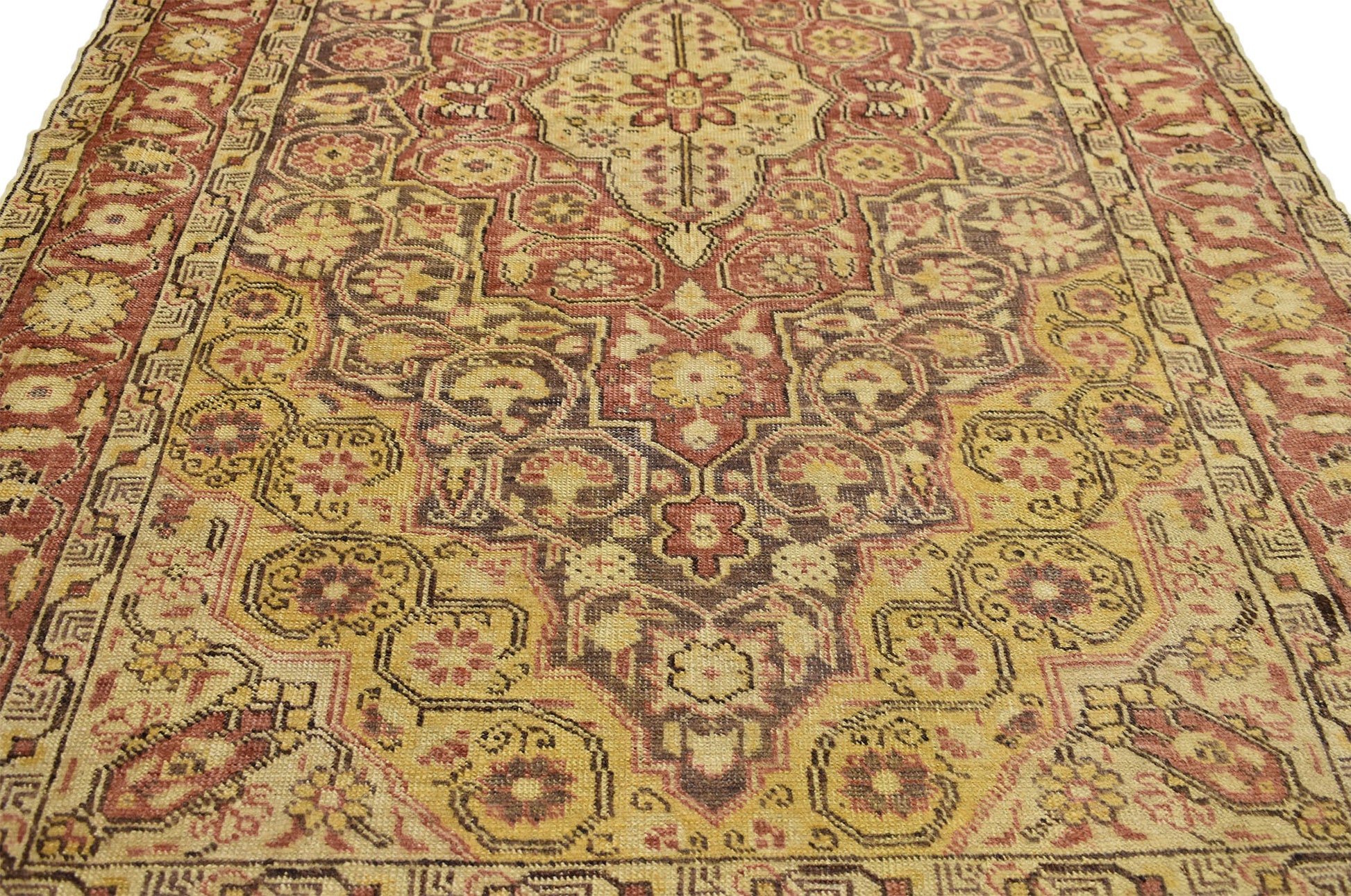 4 x 7 Vintage Turkish Sivas Rug 73927