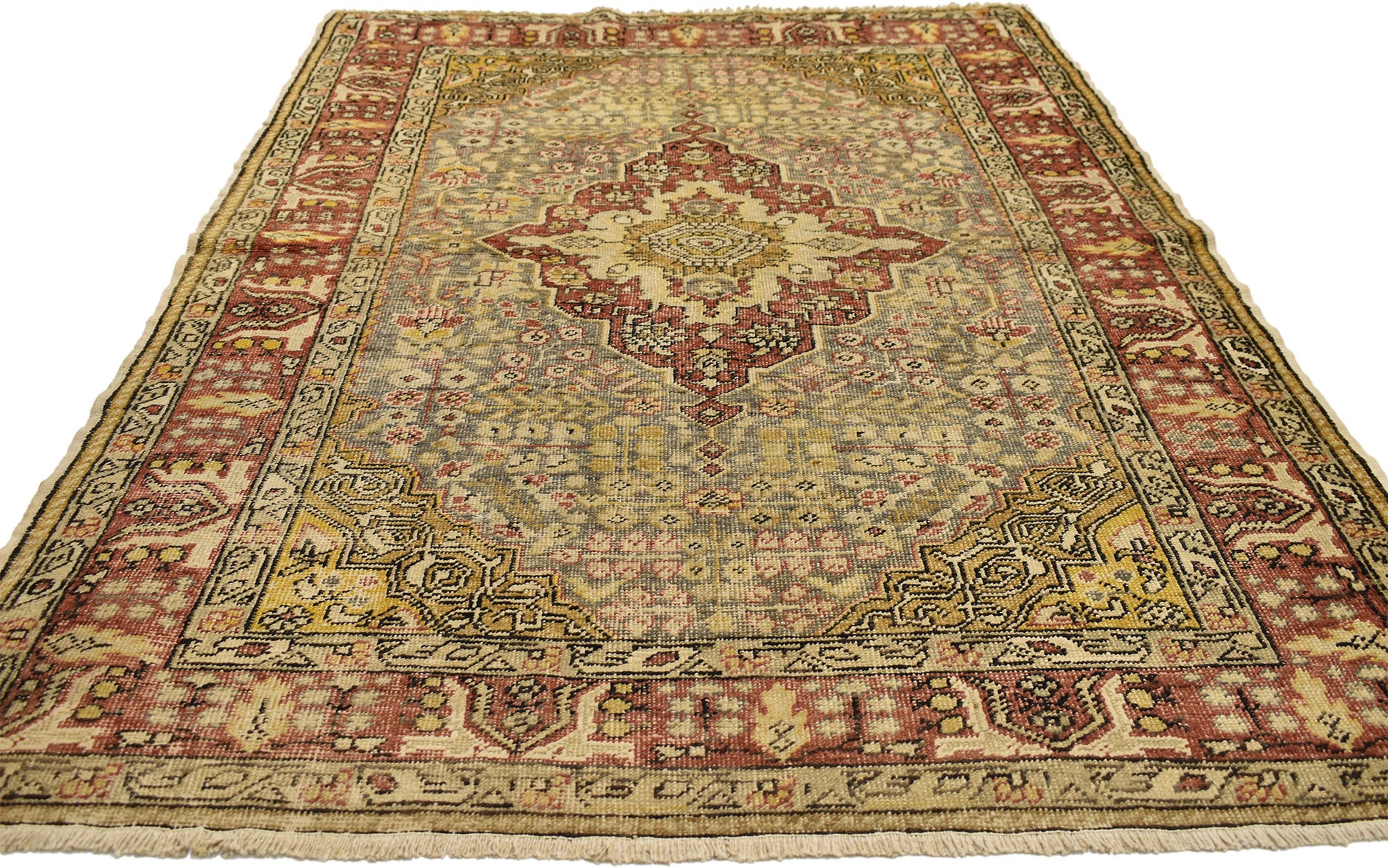 4 x 6 Vintage Turkish Sivas Rug 73929