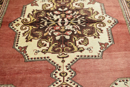 4 x 7 Vintage Turkish Oushak Rug 73931
