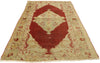 4 x 5 Vintage Turkish Oushak Rug 73932