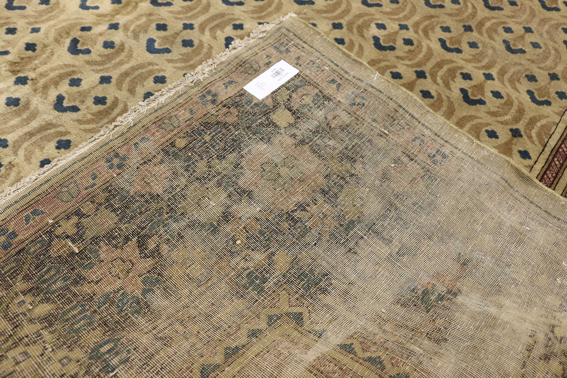 10 x 14 Antique Indian Agra Rug 73986