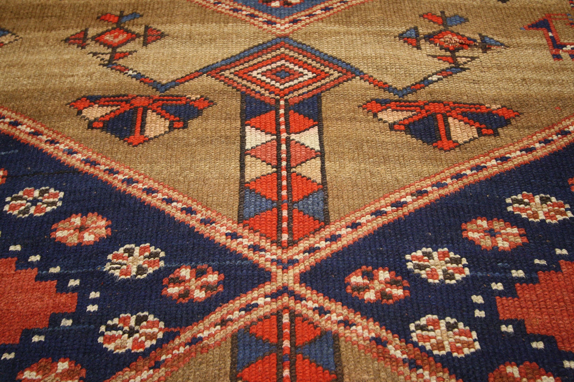 4 x 11 Antique Persian Sarab Rug 73991
