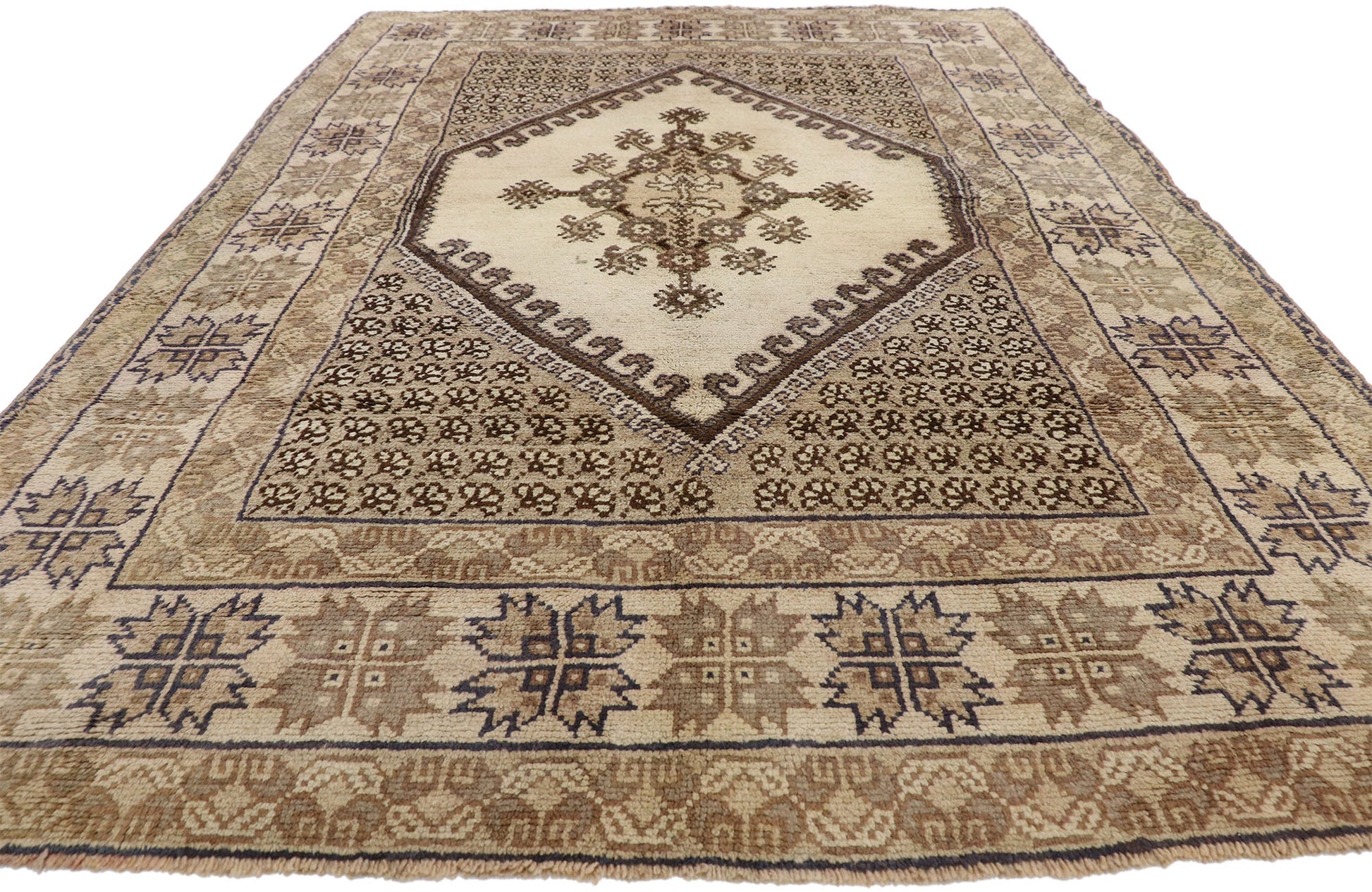 6 x 9 Vintage Rabat Moroccan Rug 73993
