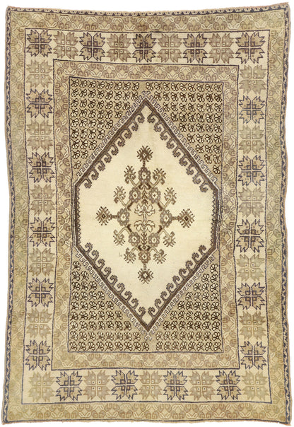 6 x 9 Vintage Rabat Moroccan Rug 73993