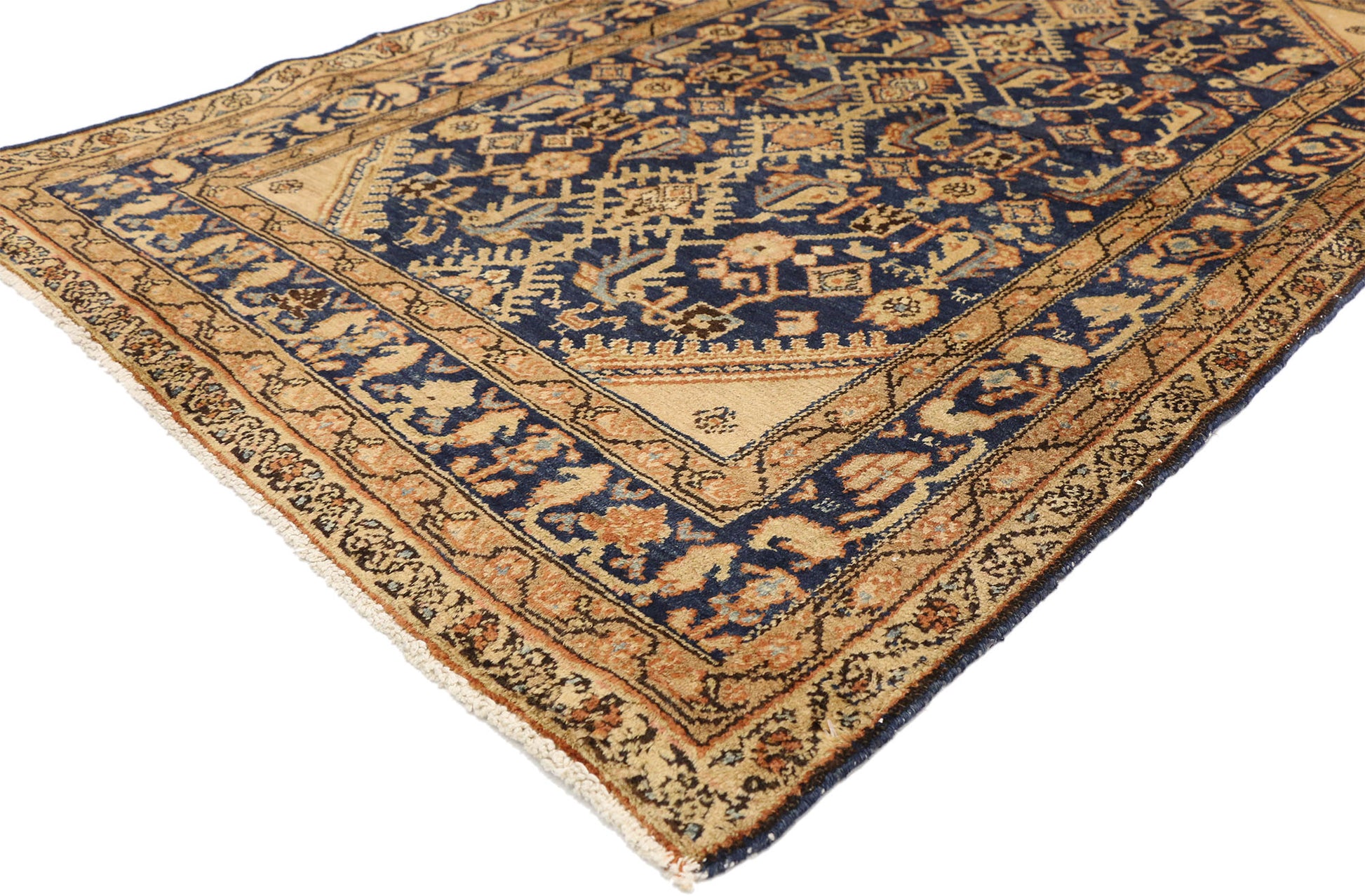 4 x 6 Antique Persian Malayer Rug 73998