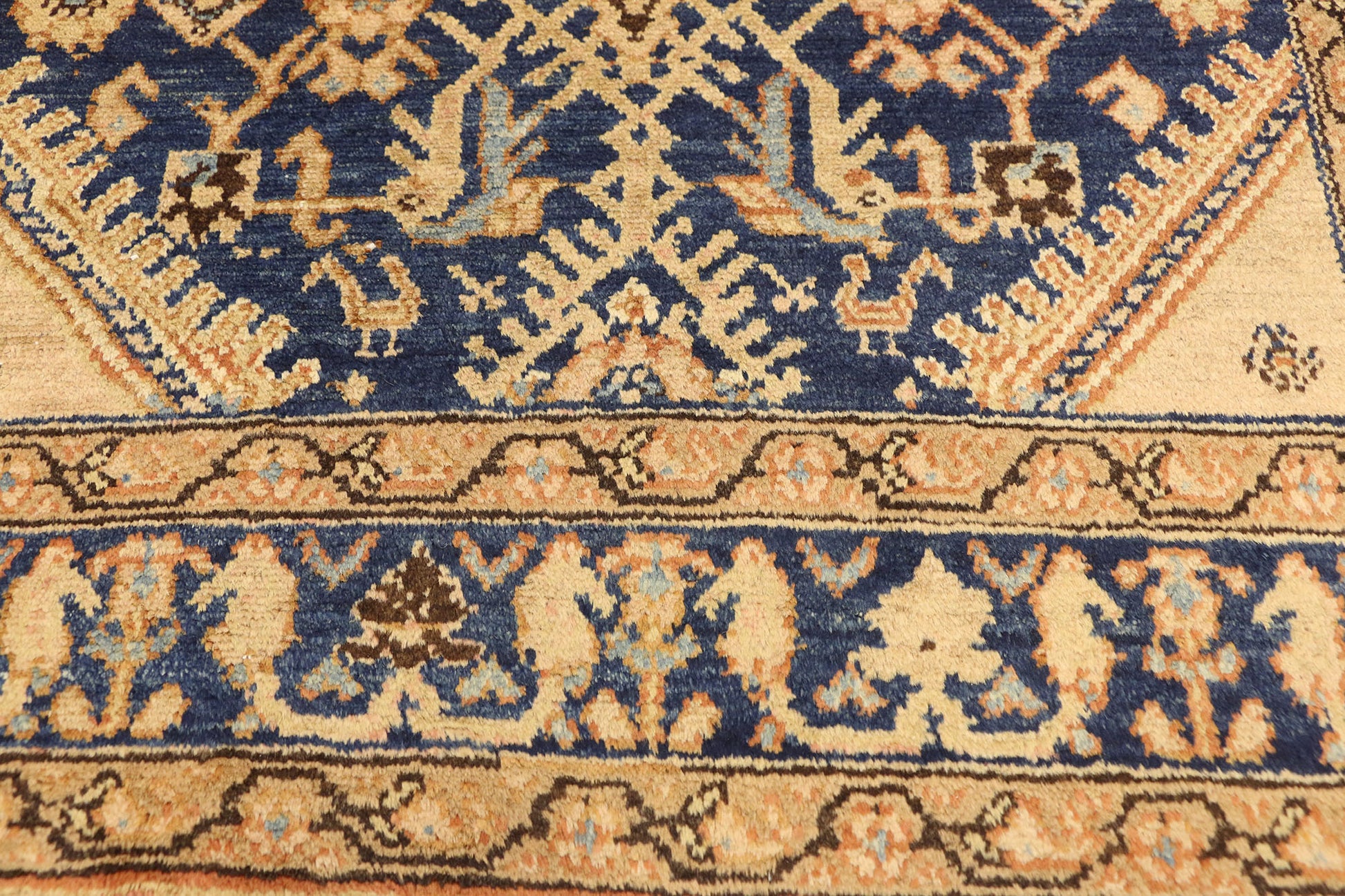 4 x 6 Antique Persian Malayer Rug 73998