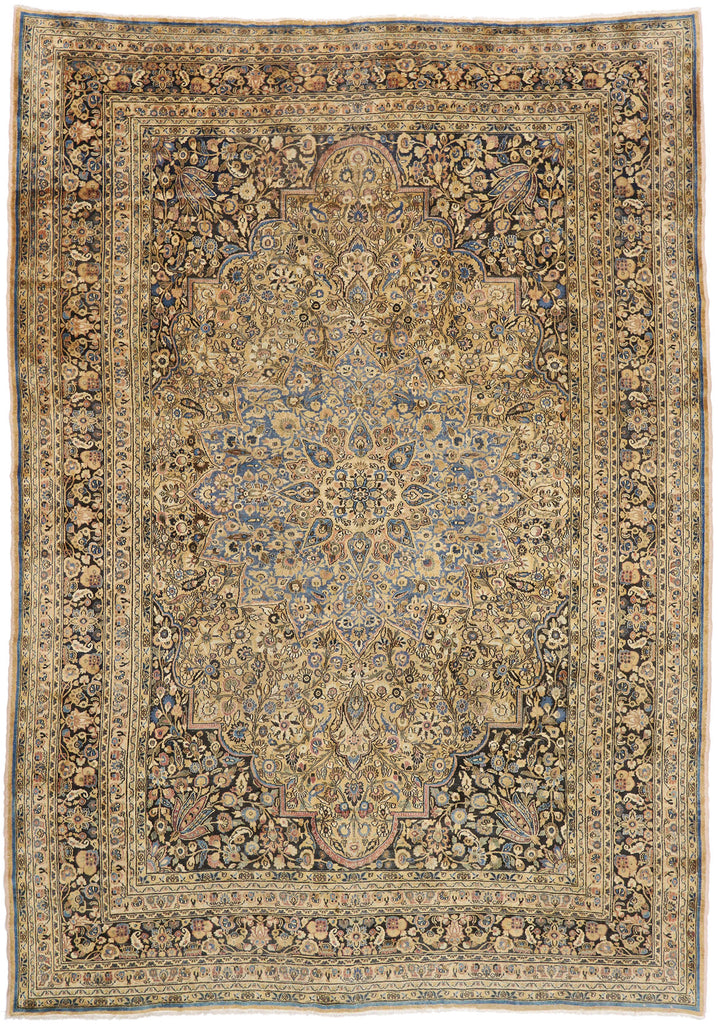 13 x 18 Antique Persian Mashad Rug 74000